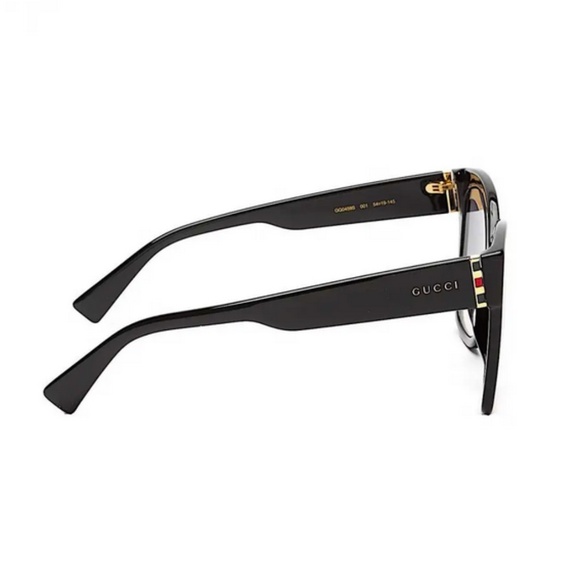 Gucci  GG0459S 001 Black Gray Gradient Cat Eye Women Sunglasses main image 10